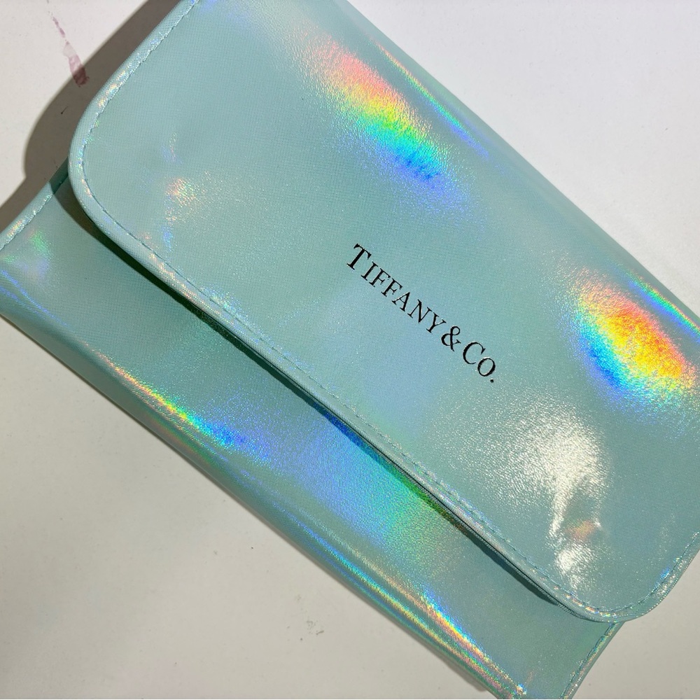 Tiffany & Co. Iridescent Aqua Clutch